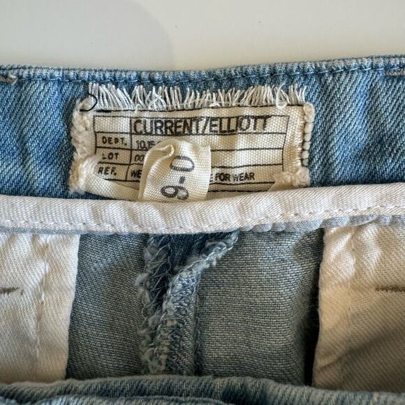 Current Elliot High‎ Rise Wide Leg Denim Jean Trousers Size 29 - Picture 6 of 11